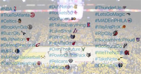 nba hashtag schedule